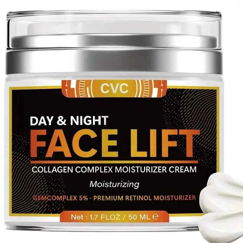 50ml Revitalizing Face Lift Cream - Visibly Firms, Lifts, and Hydrates with Hyaluronic Acid, Collagen