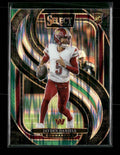 2024 Panini Select Black & Green Prizm Shock Jayden Daniels Rookie #112