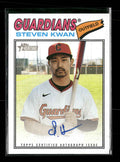 2026 Topps Heritage Real One Autographs Steven Kwan Auto #SK