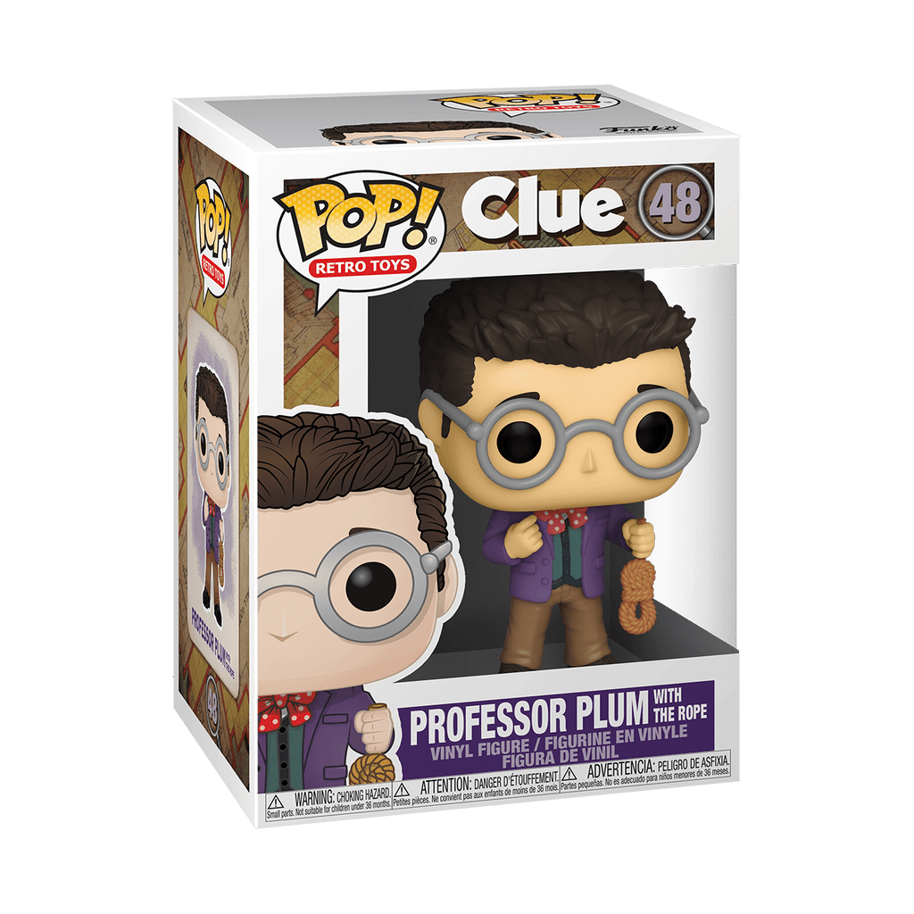 POP! Retro Toys: Hasbro - Professor Plum with Rope