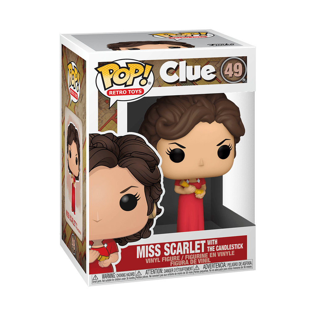POP! Retro Toys: Hasbro - Miss Scarlet with the Candlestick