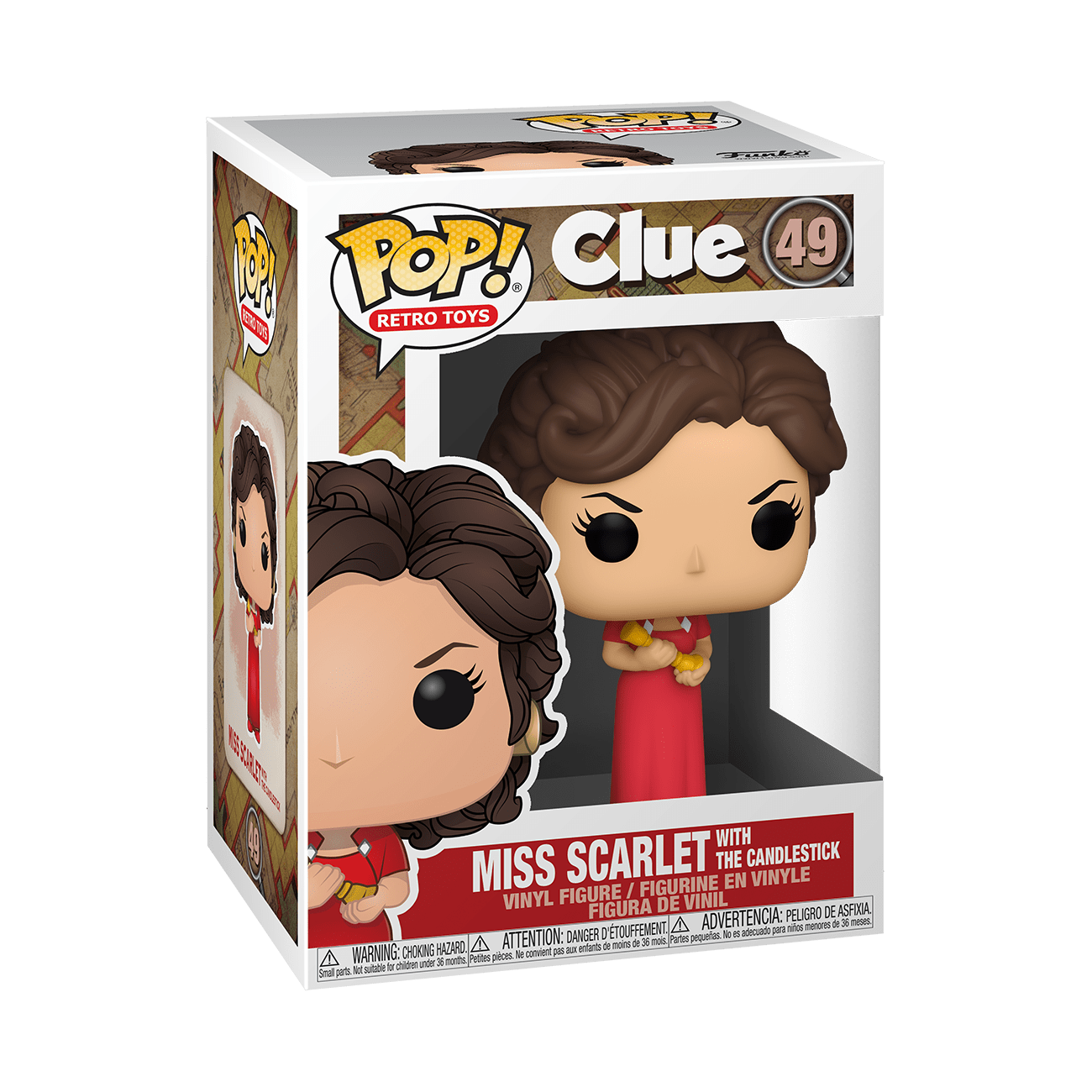 POP! Retro Toys: Hasbro - Miss Scarlet with the Candlestick