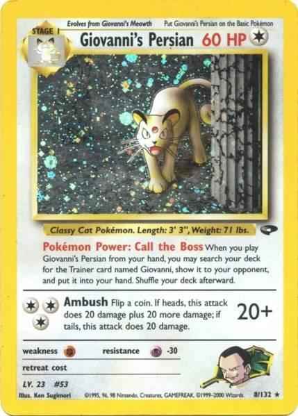 Giovanni's Persian (8/132) [Gym Challenge Unlimited]