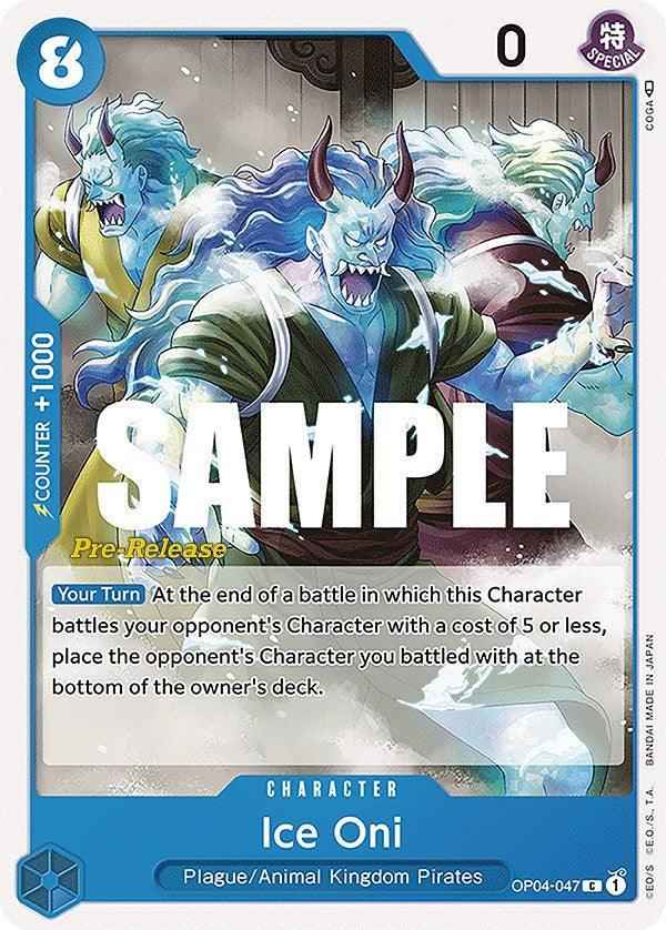 Ice Oni [Kingdoms of Intrigue Pre-Release Cards]