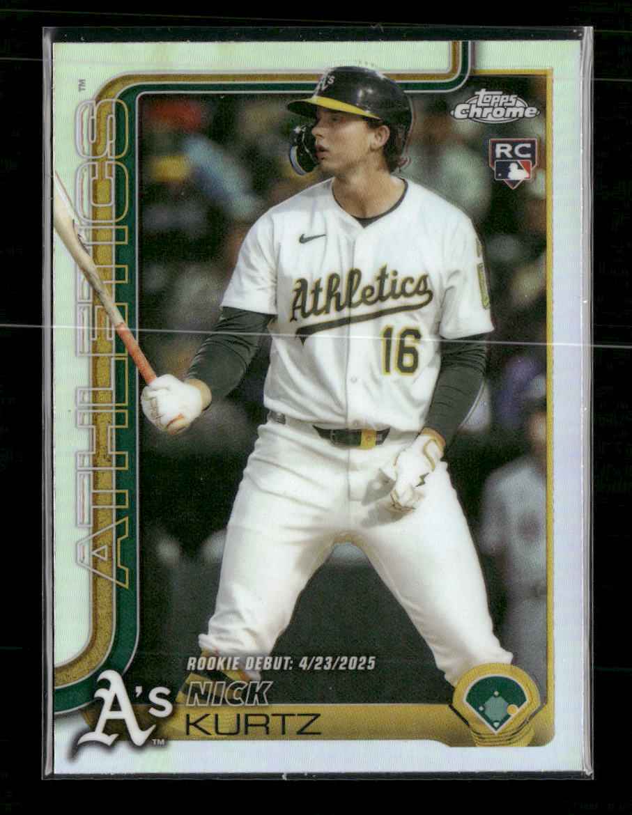 2025 Topps Chrome Update Refractors Nick Kurtz #USC180