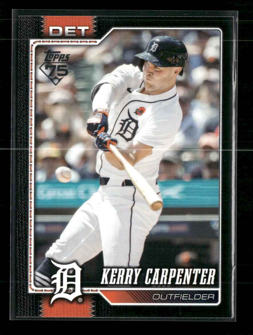2026 Topps Black Border Kerry Carpenter #/75 #61