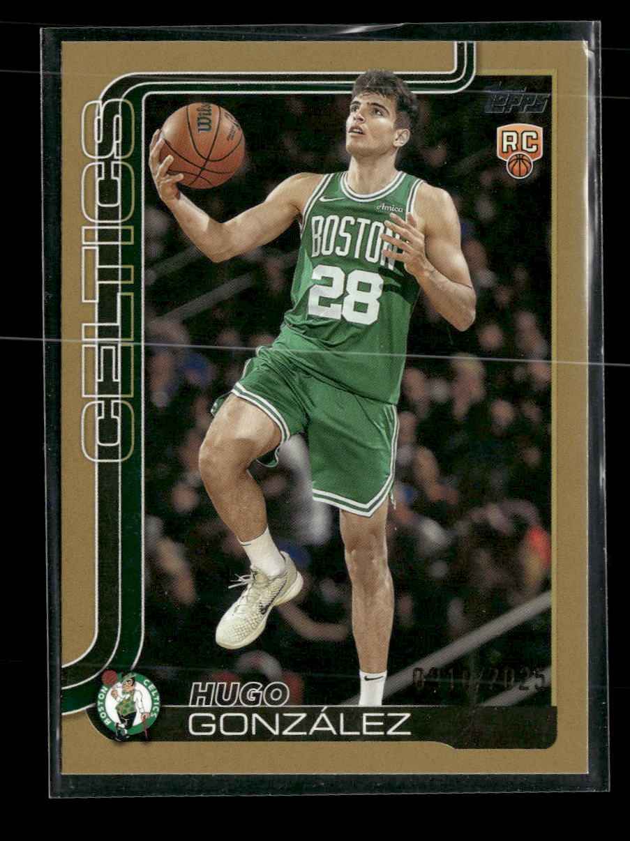 2025-26 Topps Gold Hugo González Rookie #/2025 #228