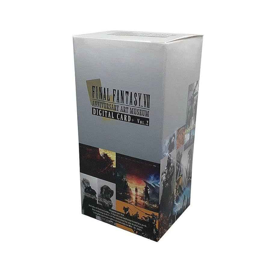 Final Fantasy VII Anniversary Art Museum Digital Card Vol 2 Booster Box