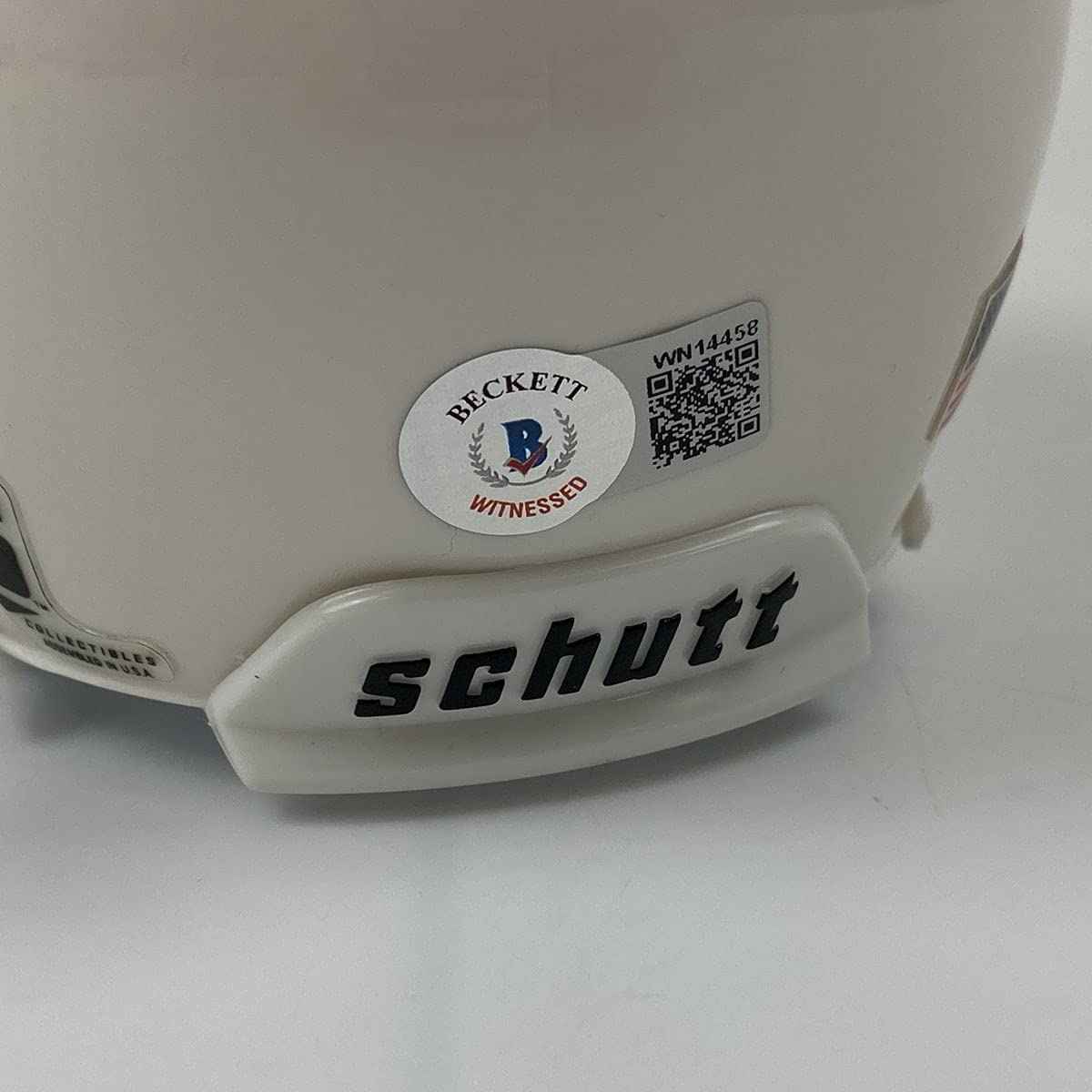 Autographed/Signed Earl Campbell Texas Longhorns College Football Mini Helmet Beckett BAS COA