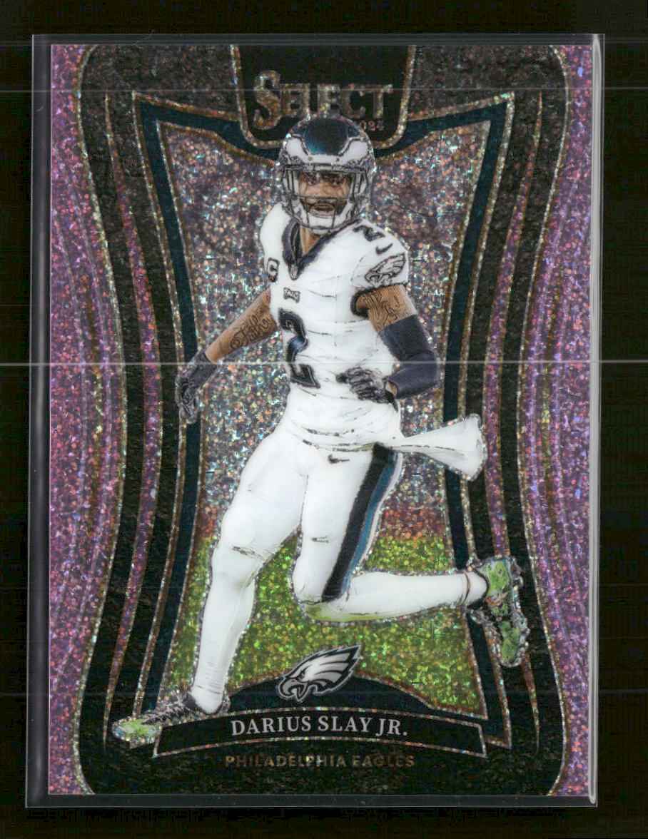 2024 Panini Select Pink Glitter Prizm Darius Slay Jr. #/15 #324