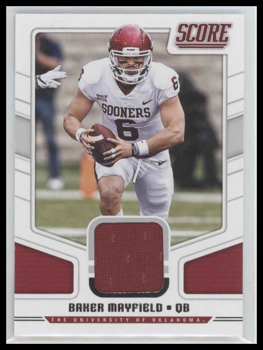 2018 Score Collegiate Jerseys Baker Mayfield #3