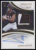 2025 Panini Immaculate Collection Jayden Higgins Rookie #/99 Auto #120
