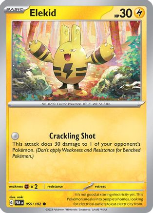 Elekid 059/182 - SV04 Paradox Rift