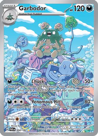 Garbodor 204/182 - SV04 Paradox Rift Holofoil