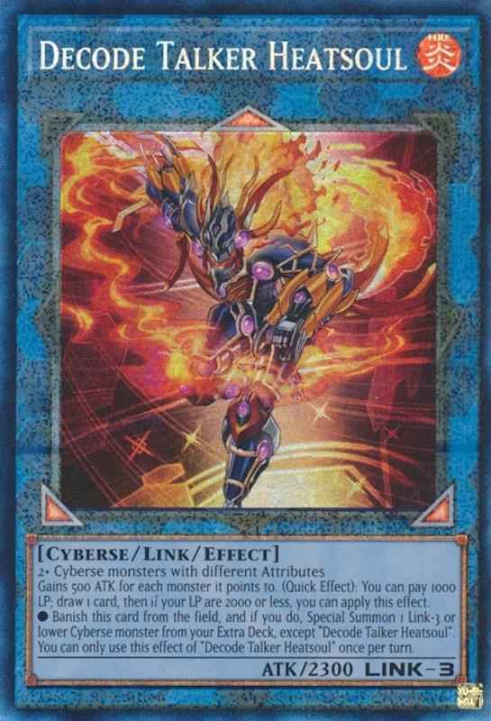 Decode Talker Heatsoul [RA01-EN048] Prismatic Collector's Rare