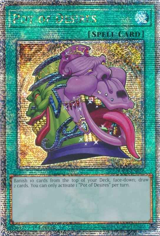 Pot of Desires [RA01-EN056] Quarter Century Secret Rare