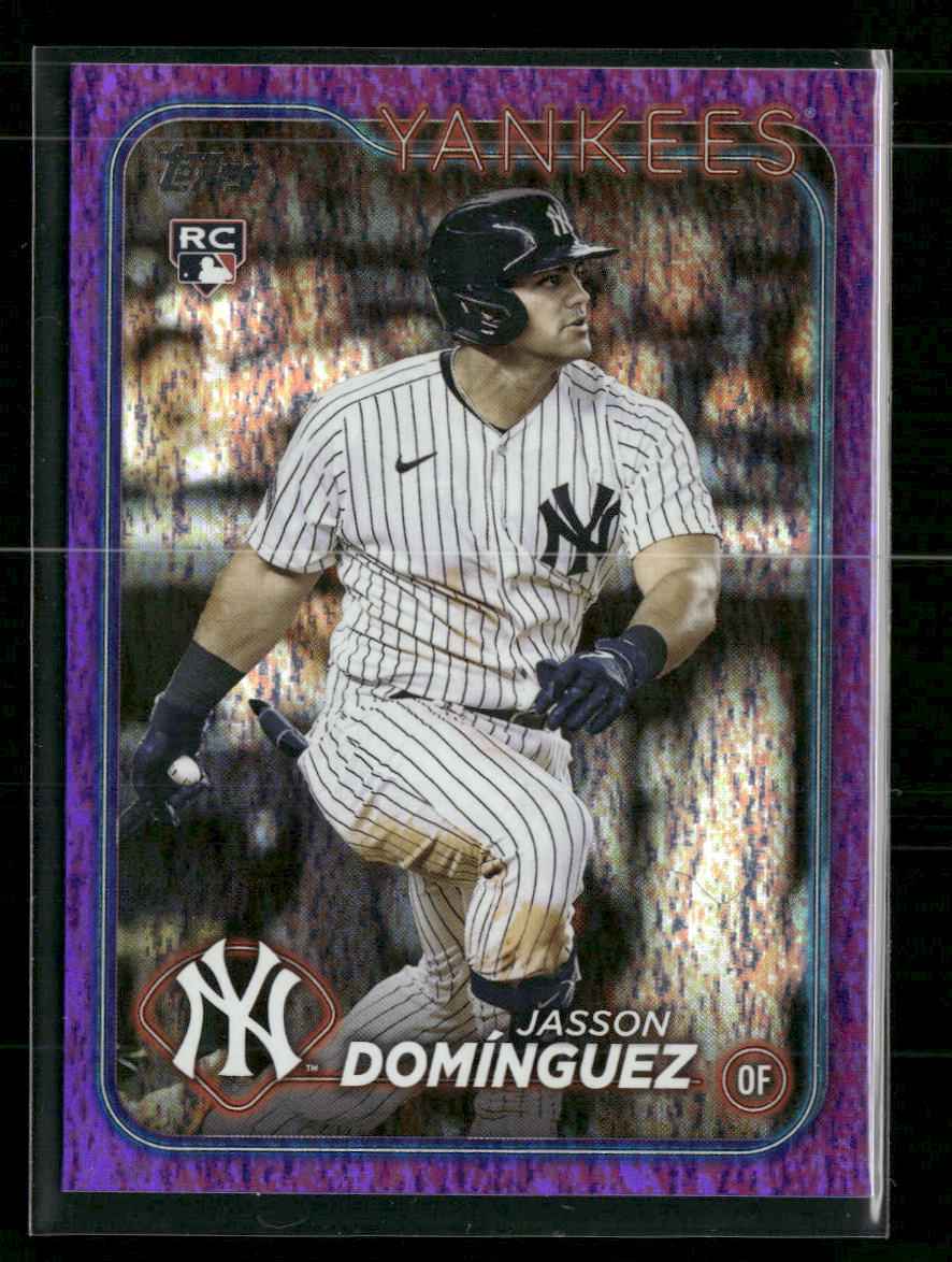 2024 Topps Purple Holofoil Jasson Domínguez #/799 #60