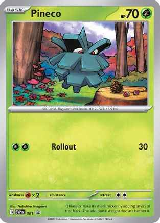 Pineco 061 - SV Scarlet & Violet Promo Cards Holofoil
