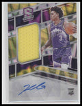 2023-24 Panini Spectra Rookie Jersey Auto Supernova Keyonte George #/75 #201