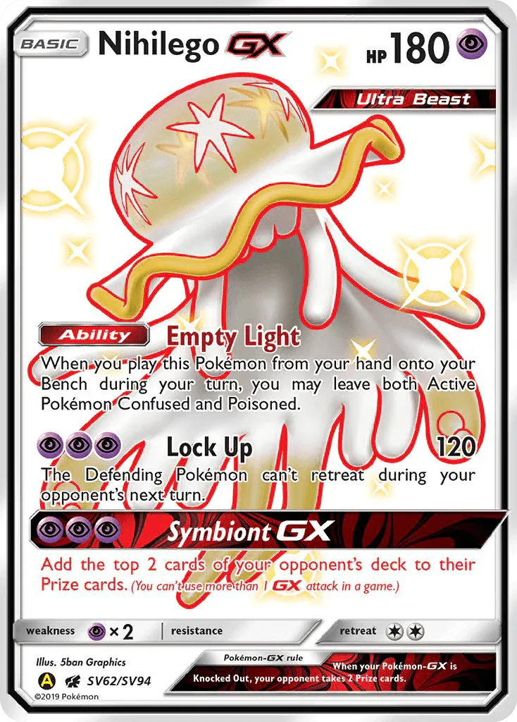 Nihilego GX (SV62/SV94) [Sun & Moon: Hidden Fates - Shiny Vault]