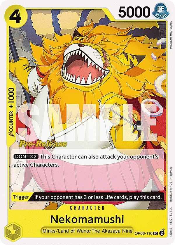 Nekomamushi [Wings of the Captain Pre-Release Cards]