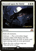 Descend upon the Sinful (PRE-13S) - Shadows over Innistrad Promos Foil