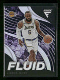 2022-23 Panini Flux Fluid Silver LeBron James #10