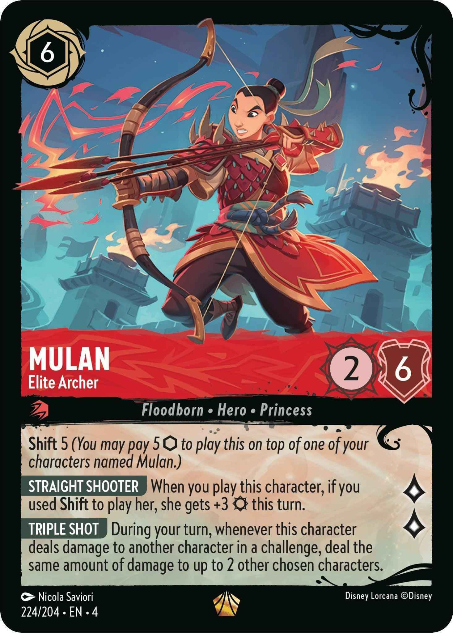 Mulan - Elite Archer (224/204) (244/204) [Ursula's Return]