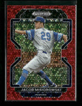 2022 Panini Prizm Draft Picks Red Donut Circles Jacob Misiorowski #/99 #PDP63