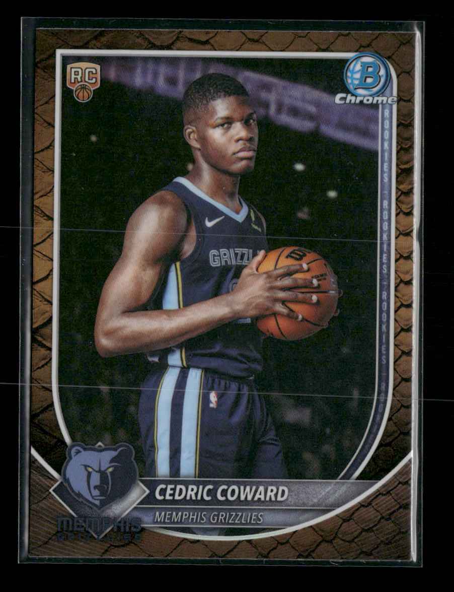 2025-26 Bowman Chrome Reptilian Refractor Cedric Coward #BCV-11