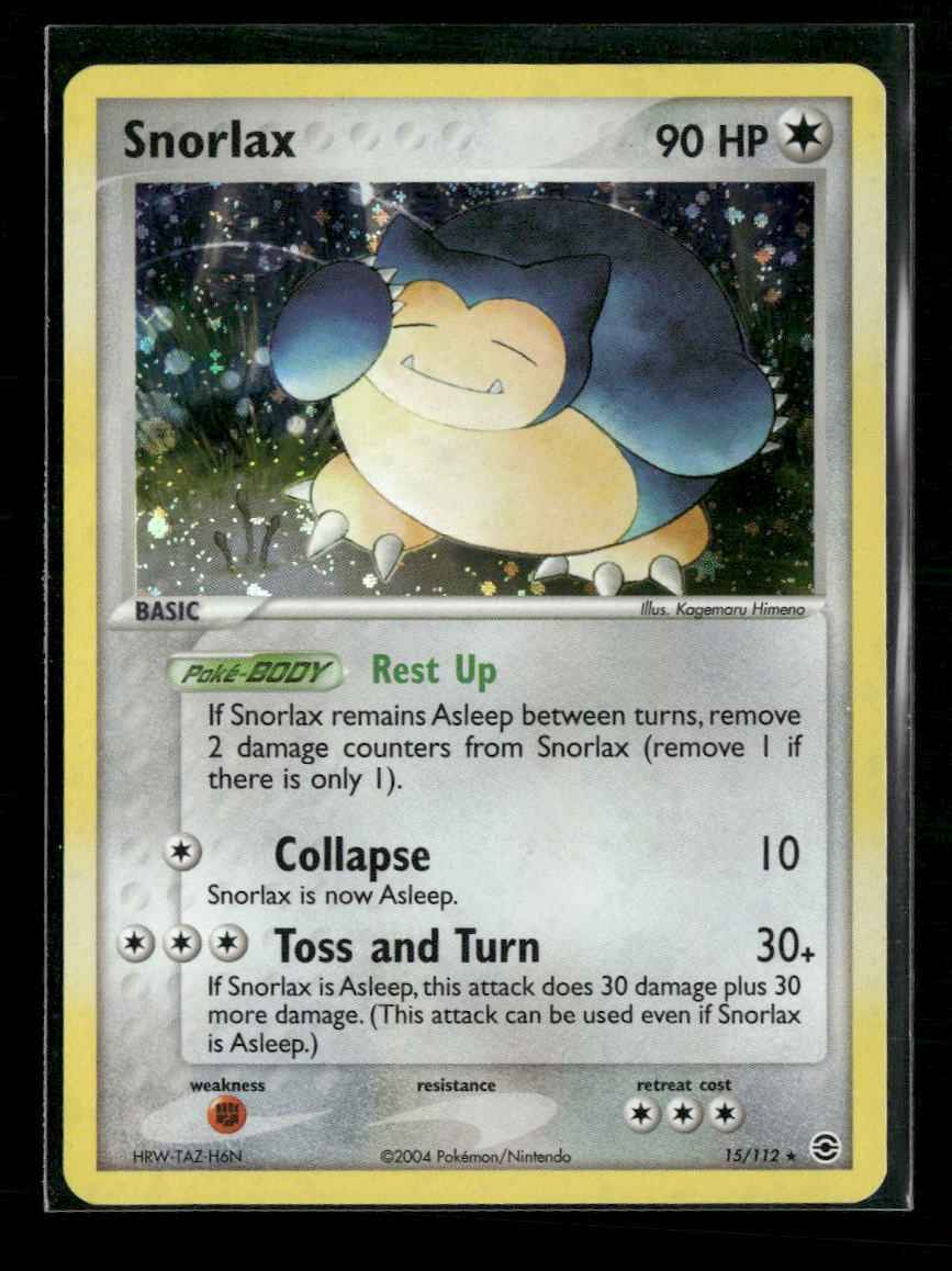FireRed & LeafGreen Snorlax #15/112