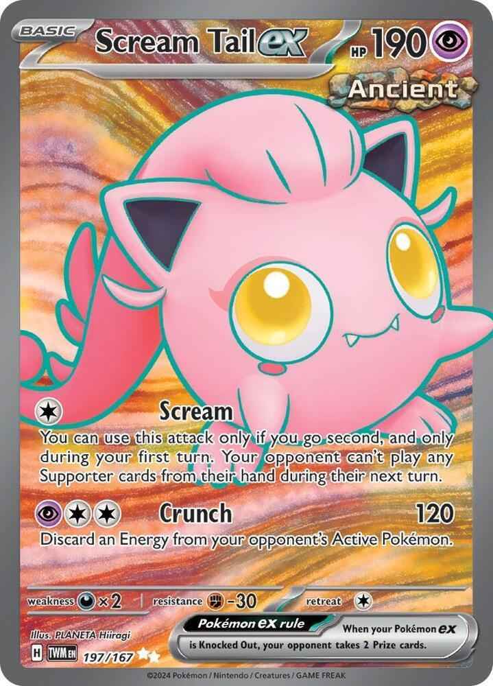 Scream Tail ex (197/167) [Scarlet & Violet: Twilight Masquerade]