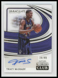 2023-24 Panini Immaculate Collection Scorers Tracy McGrady #/49 Auto #SCS-TMG