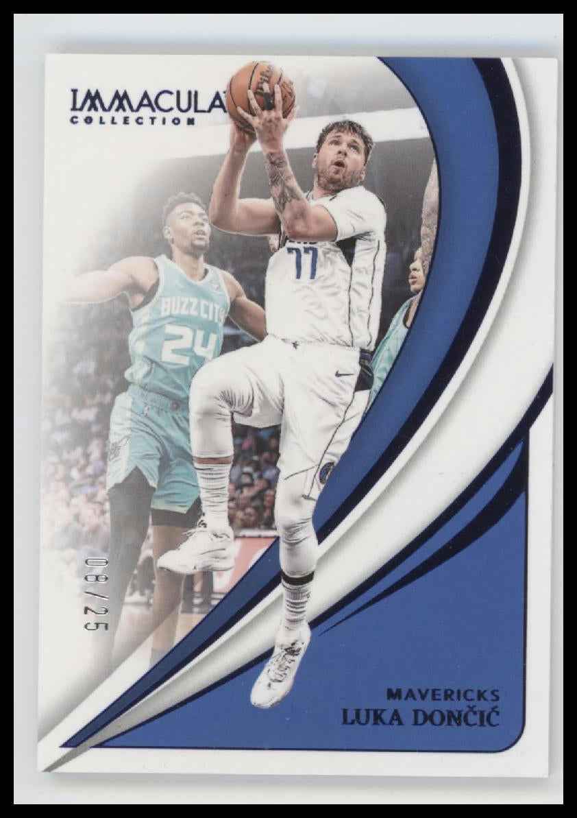 2023-24 Panini Immaculate Collection Blue Luka Doncic #/25 #76