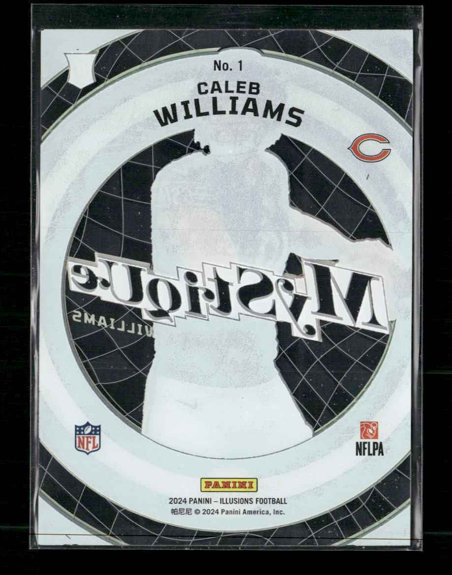 2024 Panini Illusions Mystique Emerald Caleb Williams #1