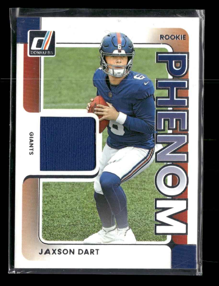2025 Donruss Rookie Phenom Jerseys Jaxson Dart #RPJ-JDT