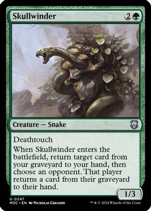 Skullwinder (Ripple Foil) (M3C-247) - Modern Horizons 3 Commander Foil