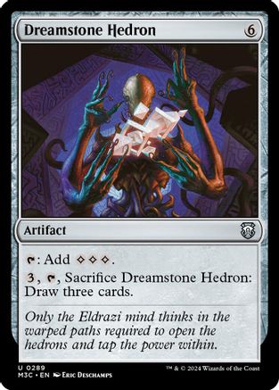 Dreamstone Hedron (Ripple Foil) (M3C-289) - Modern Horizons 3 Commander Foil