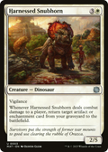 Harnessed Snubhorn (MAT-003) - March of the Machine: The Aftermath Foil