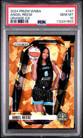2024 Panini Prizm Wnba Orange Ice Angel Reese 10 PSA #147