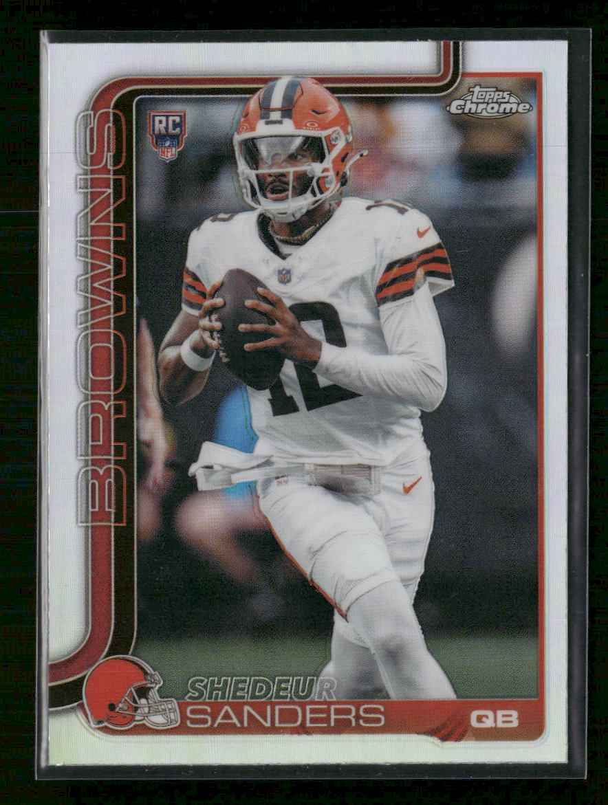 2025 Topps Chrome Refractor Shedeur Sanders Rookie #315
