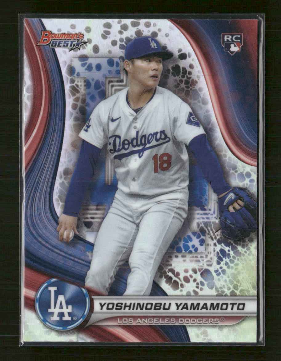 2024 Bowman's Best Yoshinobu Yamamoto Rookie #34