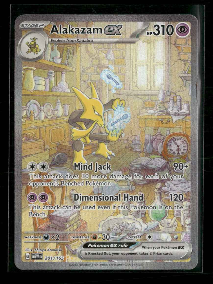 SV: Scarlet & Violet 151 Alakazam ex #201/165