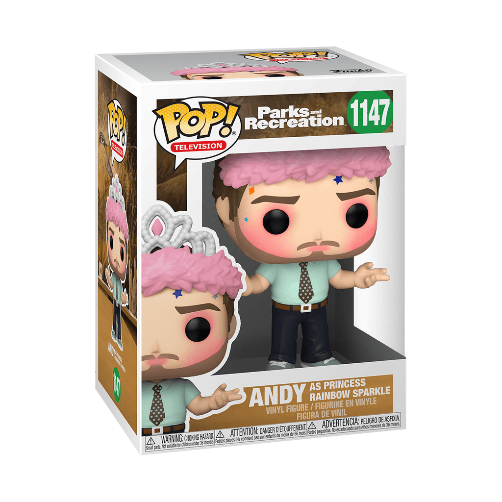 POP! TV: Parks & Rec- Andy as Princess Rainbow Sparkle