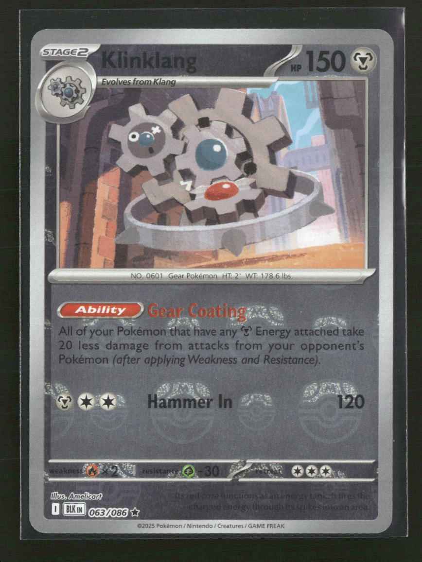 SV: Black Bolt Klingklang (Master Ball Pattern) #063/086