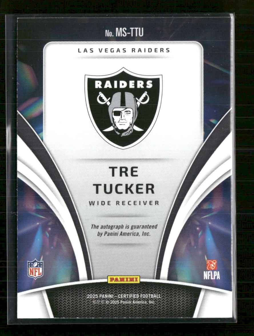 2025 Panini Certified Mirror Signatures Gold Tre Tucker #/10 Auto #MS-TTU