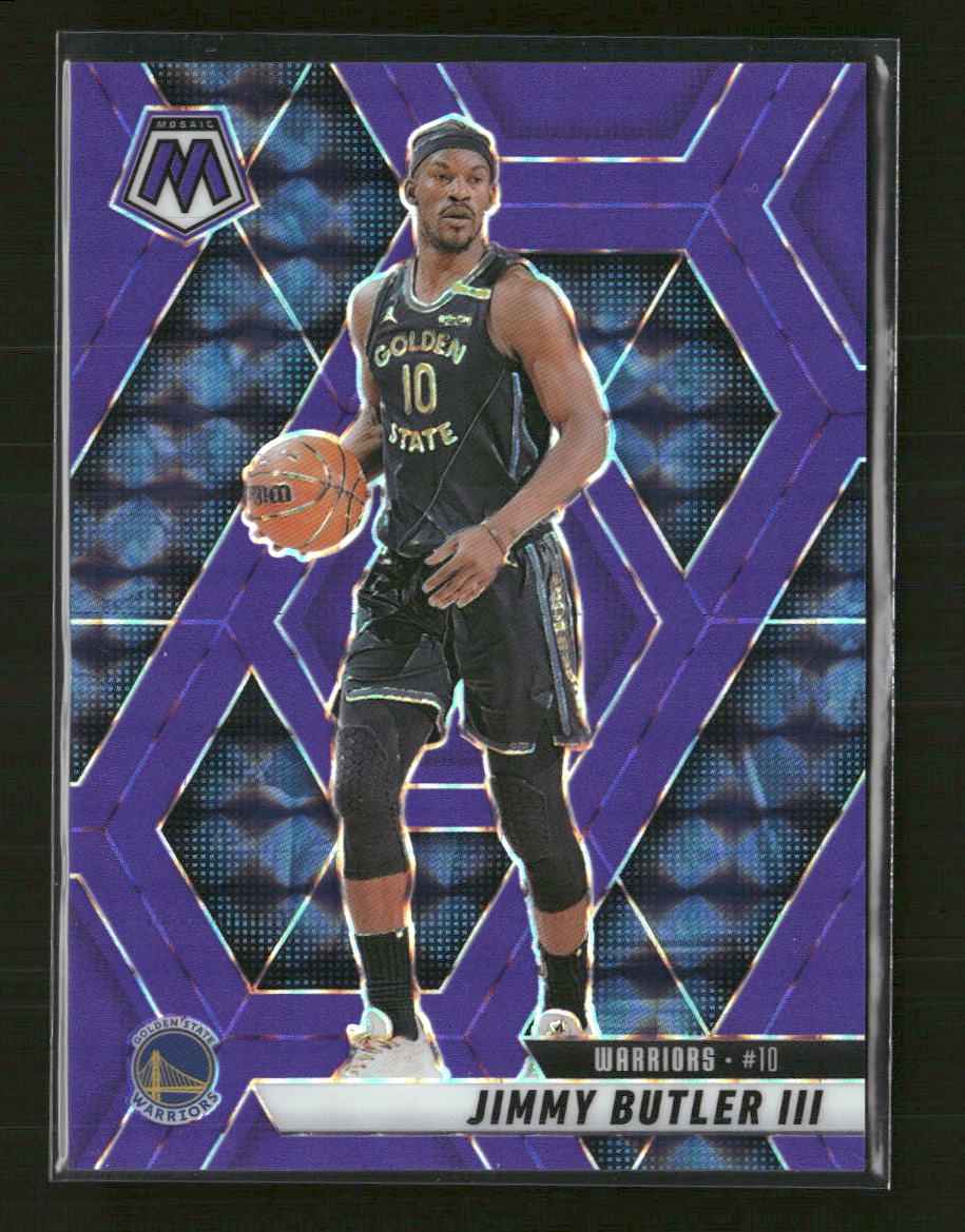 2024-25 Panini Mosaic Purple Fluorescent Mosaic Jimmy Butler III  #/249 #148