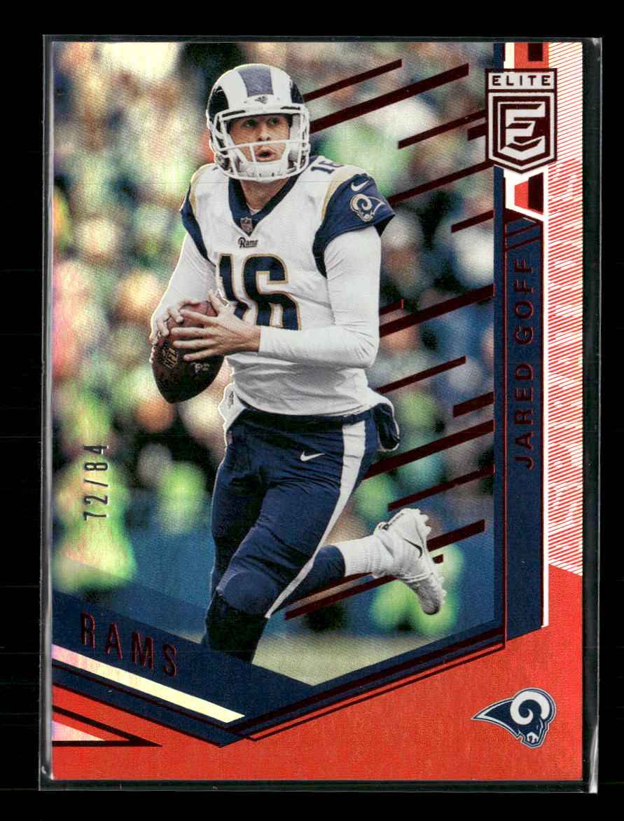 2018 Donruss Elite Aspirations Jared Goff #/84 #17