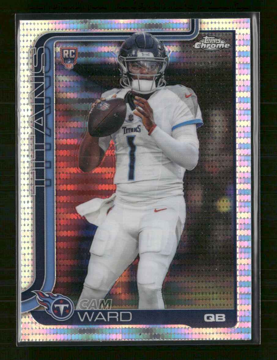 2025 Topps Chrome Pulsar Refractor Cam Ward Rookie #314