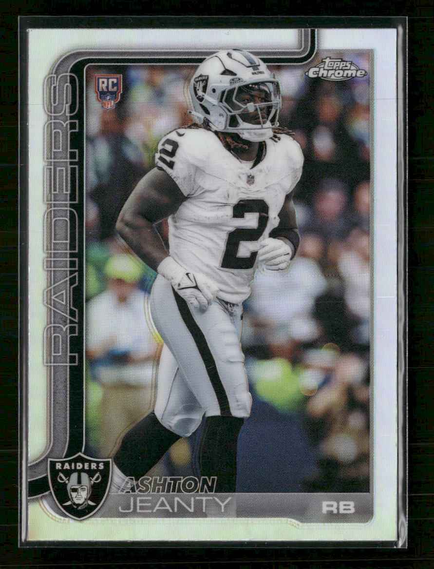 2025 Topps Chrome Refractor Ashton Jeanty Rookie #322